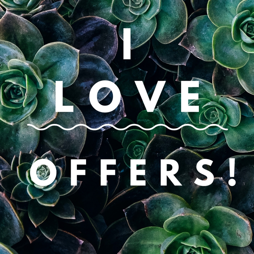 Accepting Reasonable Offers!